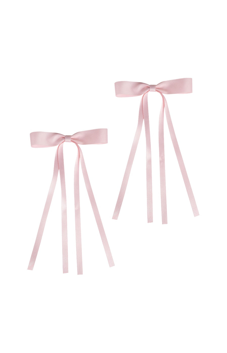 Duo de nœuds - Rose - Cheveux