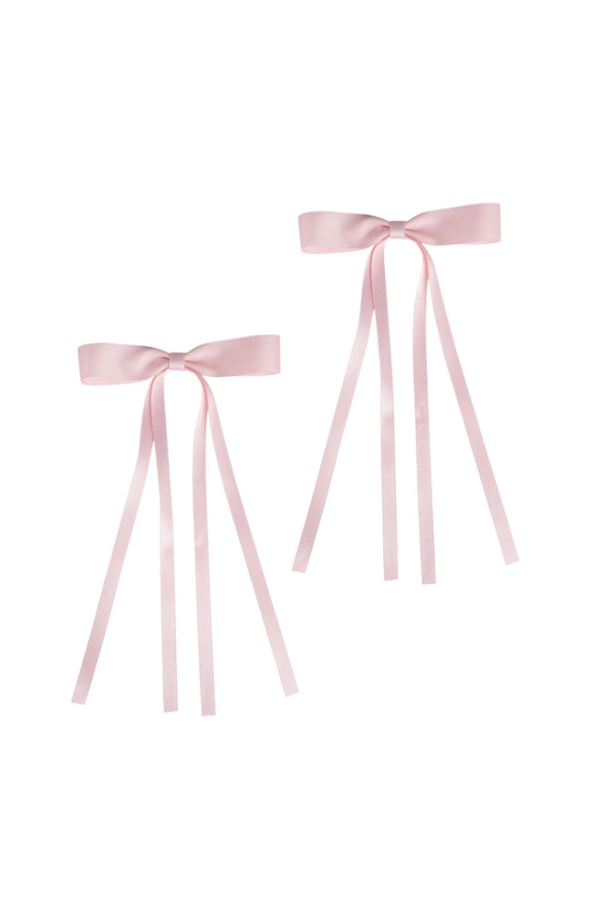 Duo de nœuds - Rose - Cheveux