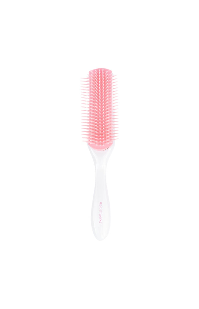 Brosse démêlante - Rose & blanc - Cheveux