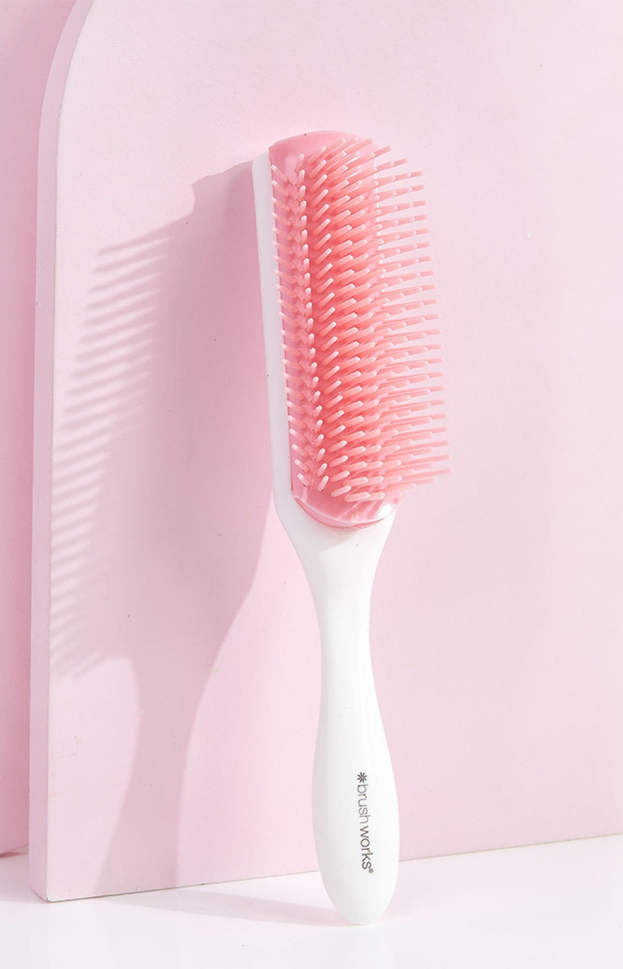 Brosse démêlante - Rose & blanc - Cheveux