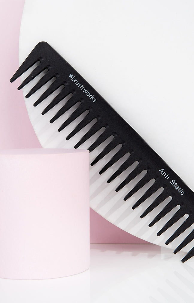 Peigne anti-statique - Noir - Cheveux