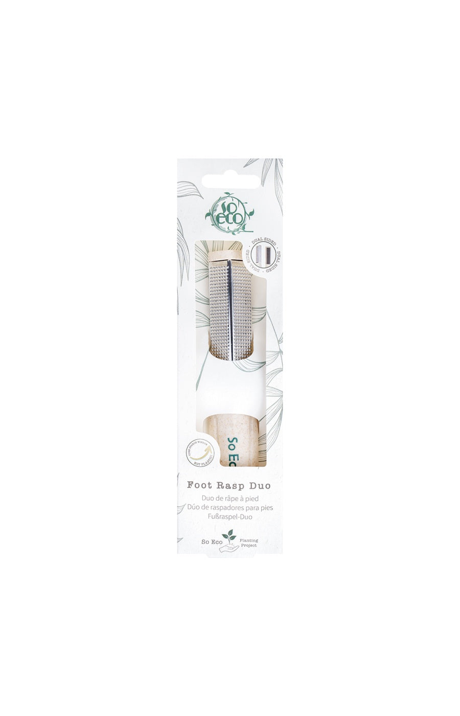 Râpe en métal exfoliante - Beige - Pieds
