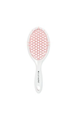 Brosse démêlante - Blanc & rose - Cheveux