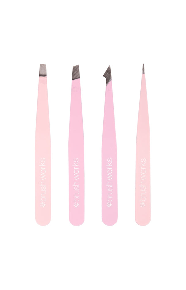 Kit de 4 pinces à épiler - Rose