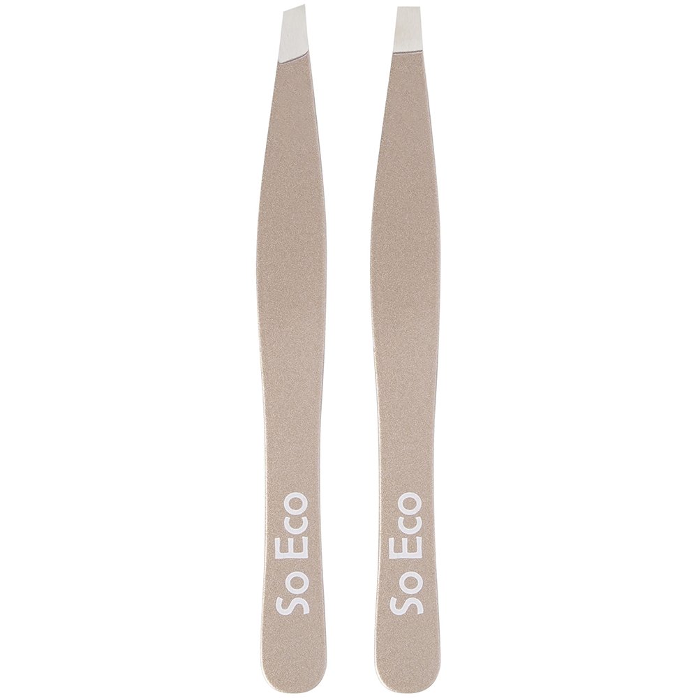 Duo de pinces à épiler - Beige