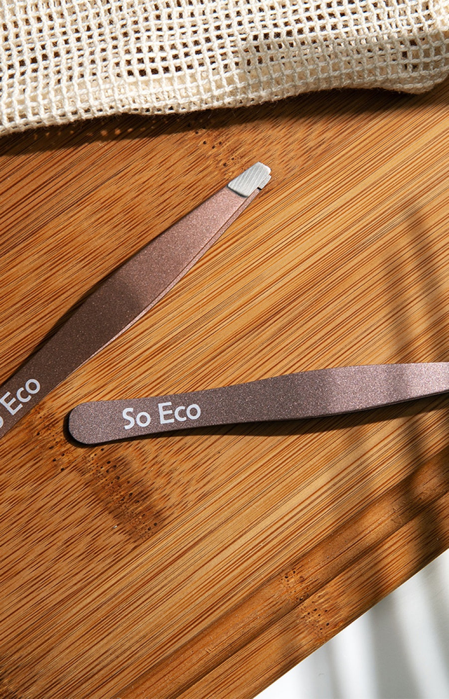 Duo de pinces à épiler - Beige