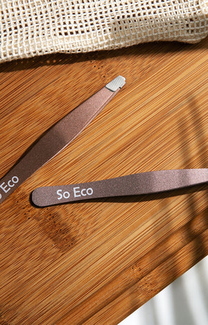 Duo de pinces à épiler - Beige