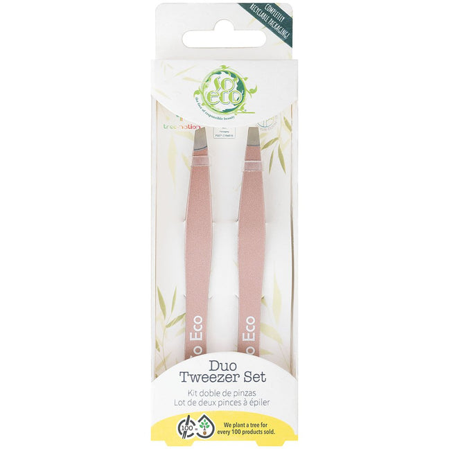 Duo de pinces à épiler - Beige