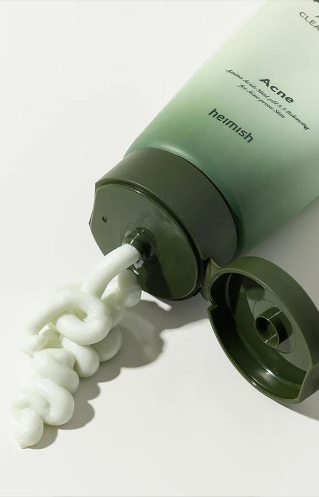Heimish - Mousse nettoyante anti-acné - Matcha Biome & Acide salicylique - Peaux grasses