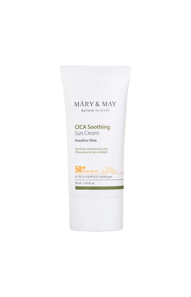 Mary&May - Crème solaire apaisante SPF 50+ - Centella asiatica - Visage - 50 ml