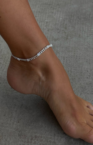 Bracelet de Cheville - Gigi - Laiton argenté