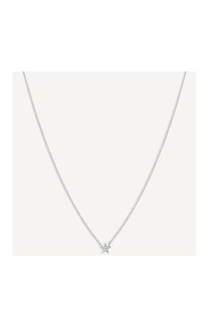 Collier - Star - Laiton argenté