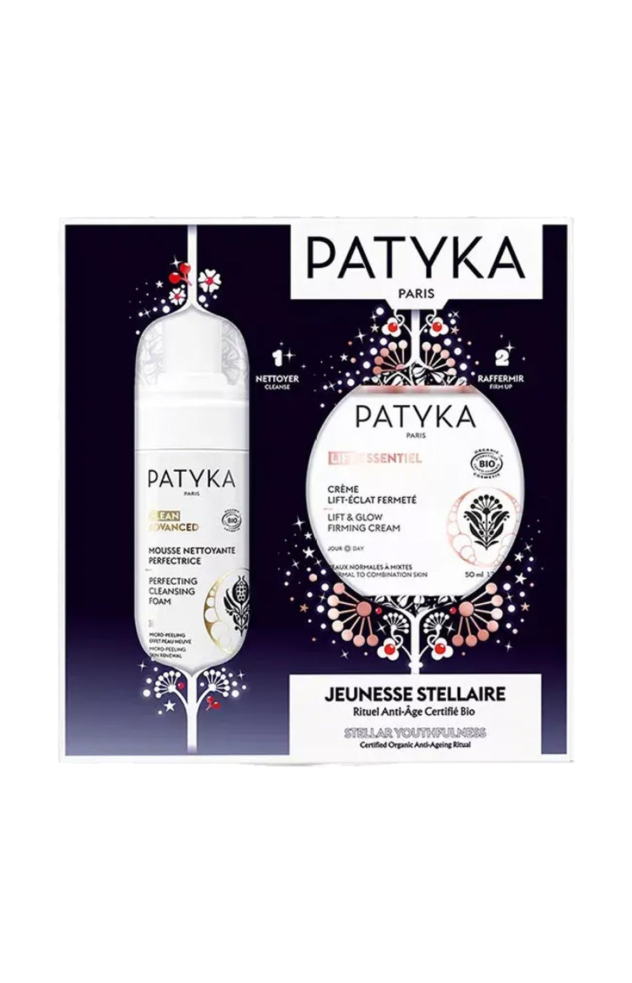 Coffret crème raffermissante & mousse nettoyante bio - Rétinol & AHA - Visage - 2 produits