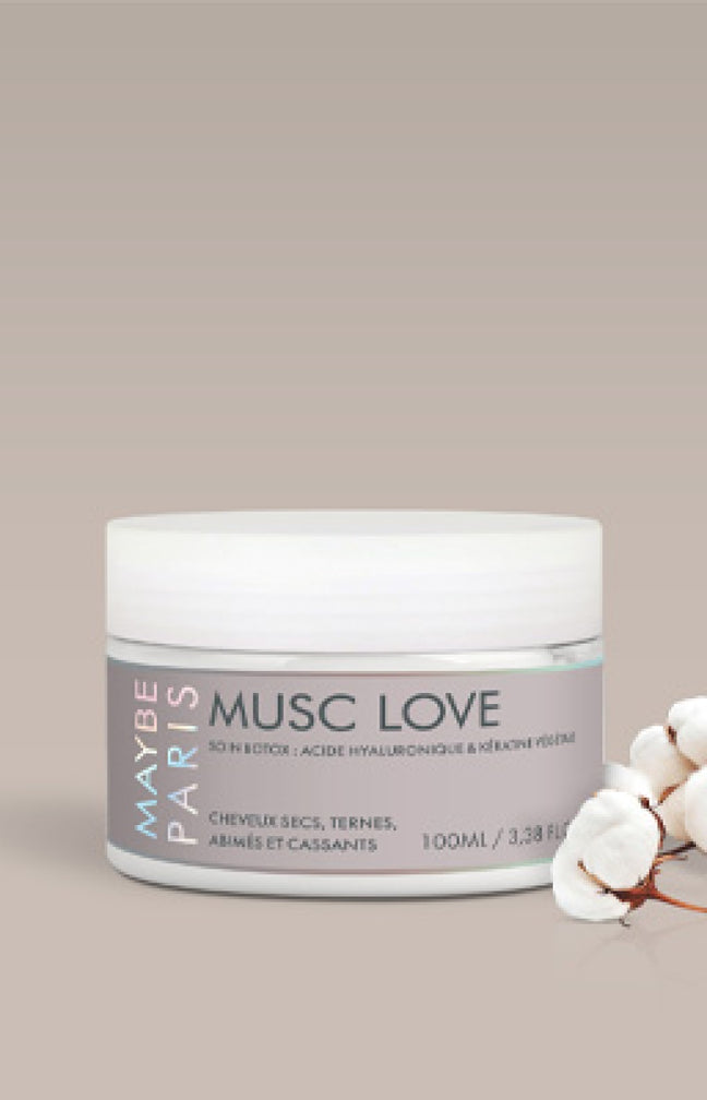 Soin botox - Musc Love - Cheveux secs, ternes & abimés - 100 ml