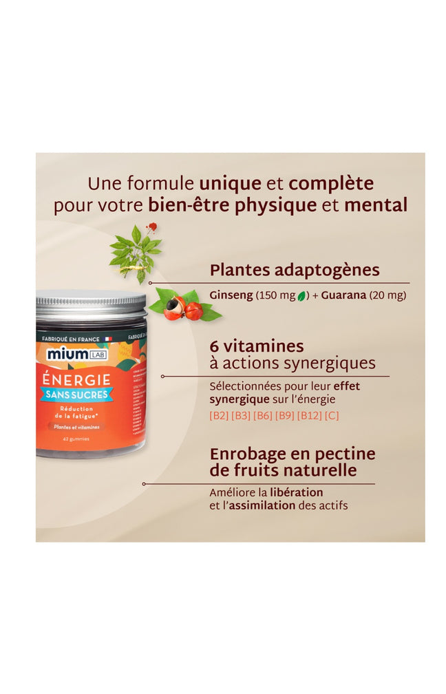 Cure gummies énergie - Ananas - Sans sucres - 2 mois