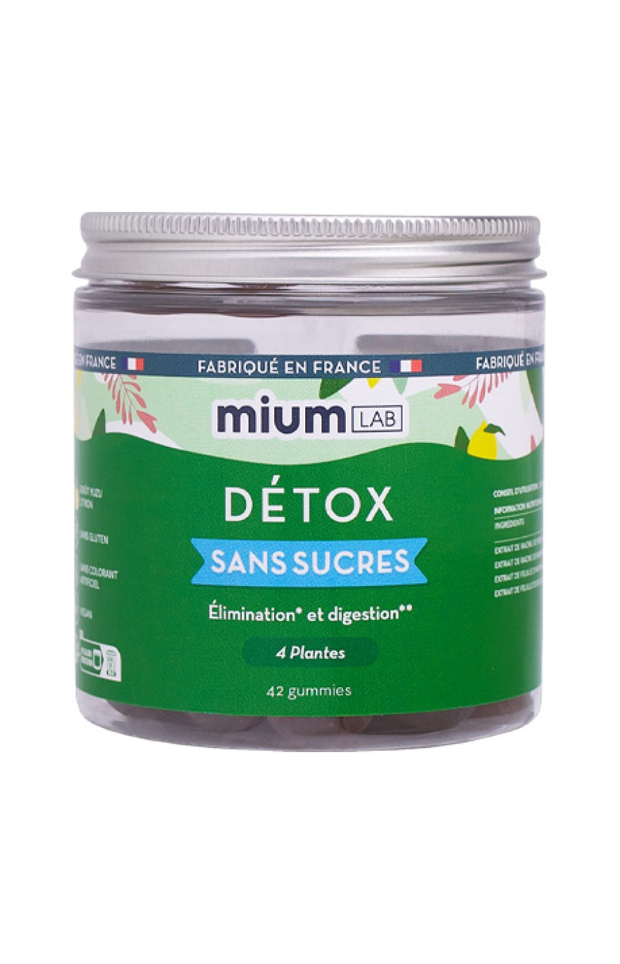Gummies detox  - Citron - Sans sucres - 21 jours