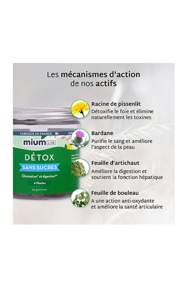 Cure gummies detox - Citron - Sans sucres - 2 mois