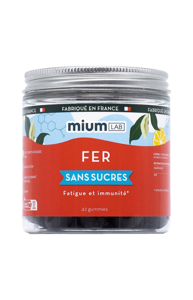 Gummies fer - Fatigue & immunité - Fruits rouges & yuzu - Sans sucres - 21 jours