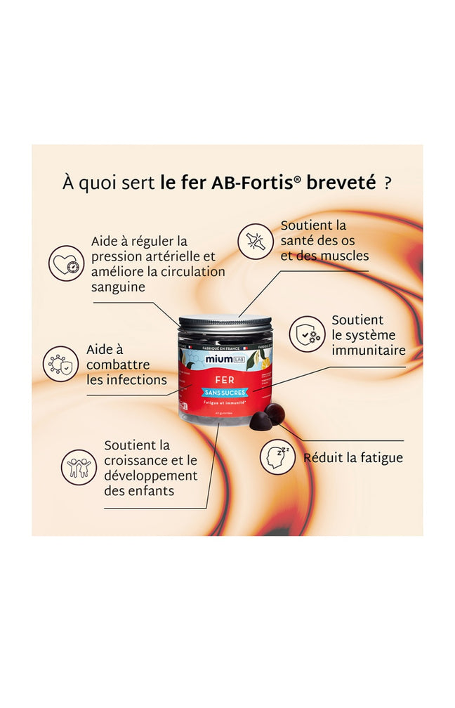 Gummies fer - Fatigue & immunité - Fruits rouges & yuzu - Sans sucres - 21 jours