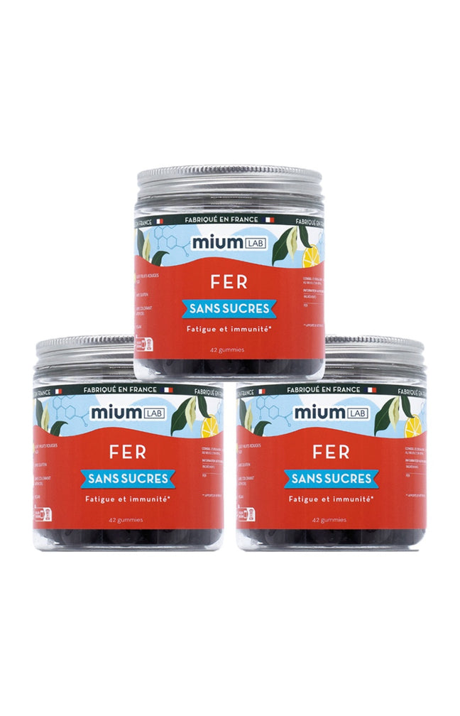 Cure gummies fer - Fatigue & immunité - Fruits rouges & yuzu - Sans sucres - 2 mois