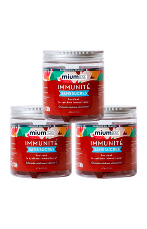 Cure gummies immunité - Cerise - Sans sucres - 2 mois