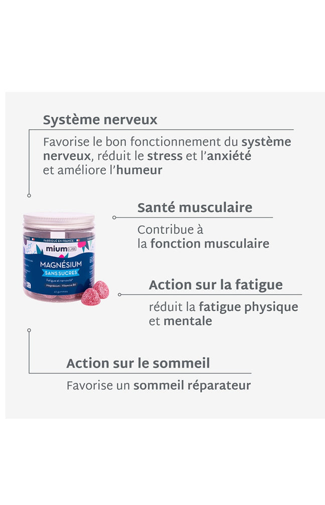 Cure gummies magnésium - Fruit rouges - Sans sucres - 2 mois