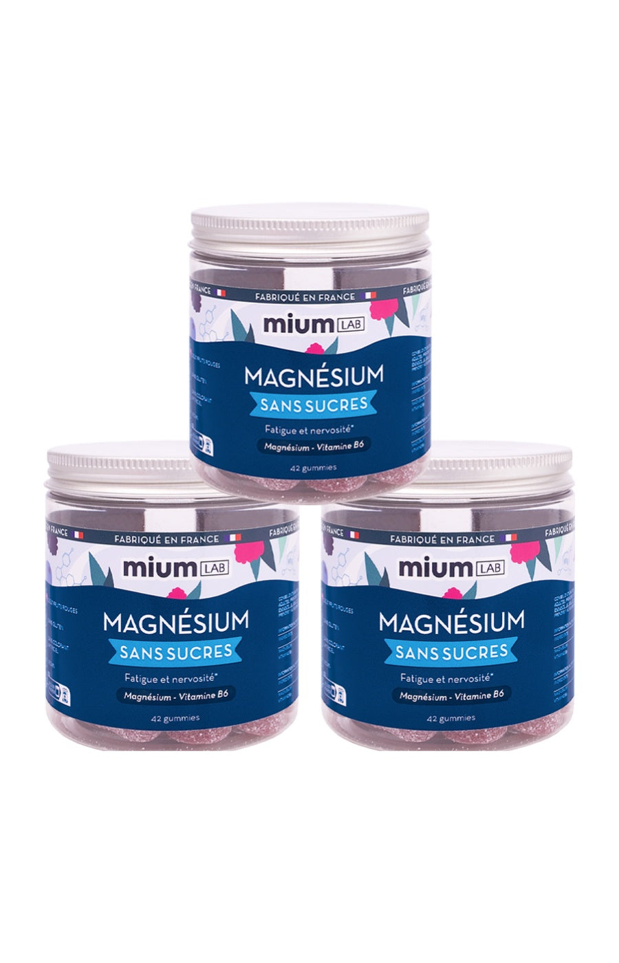 Cure gummies magnésium - Fruit rouges - Sans sucres - 2 mois