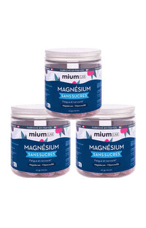 Cure gummies magnésium - Fruit rouges - Sans sucres - 2 mois