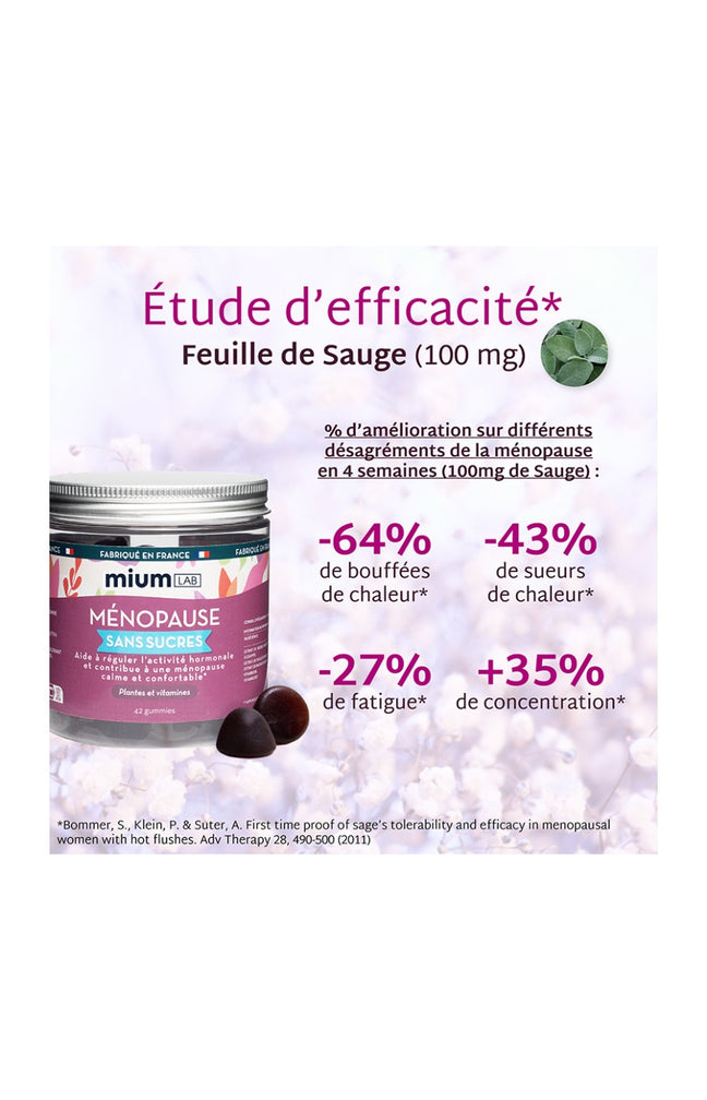 Gummies ménopause - Pomme & cassis - Sans sucres - 21 jours