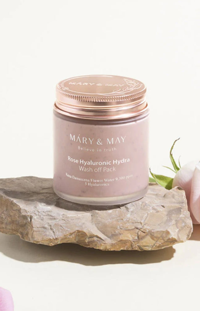 Mary&May - Masque hydratant - Acide hyaluronique & rose - Visage