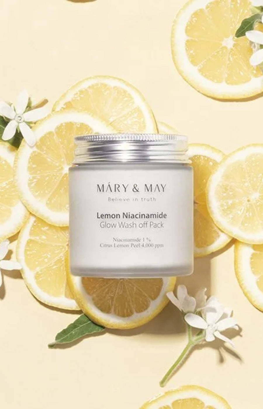 Mary&May - Masque éclat - Niacinamide & citron - Visage