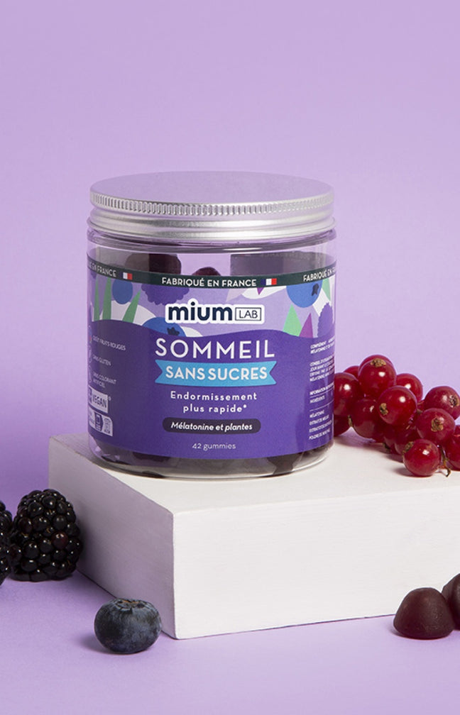 Cure gummies sommeil - Mûre & myrtille - Sans sucres - 3 mois