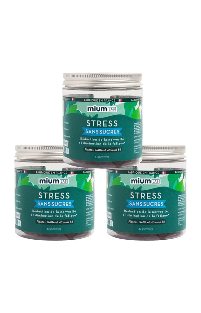 Cure gummies stress - Pomme verte - Sans sucres - 2 mois