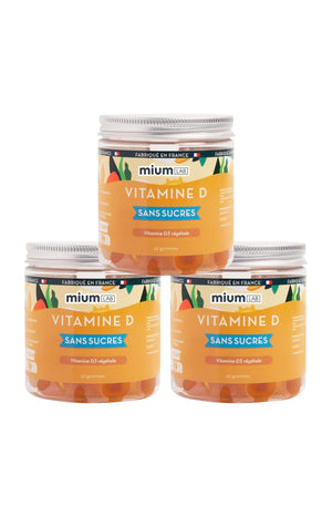 Cure gummies vitamine D - Mangue - Sans sucres - 2 mois