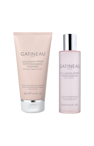 Nettoyant & lotion tonique anti-âge - Collagène & acide hyaluronique - Visage