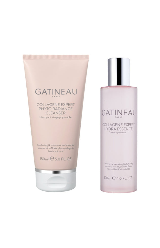 Nettoyant & lotion tonique anti-âge - Collagène & acide hyaluronique - Visage