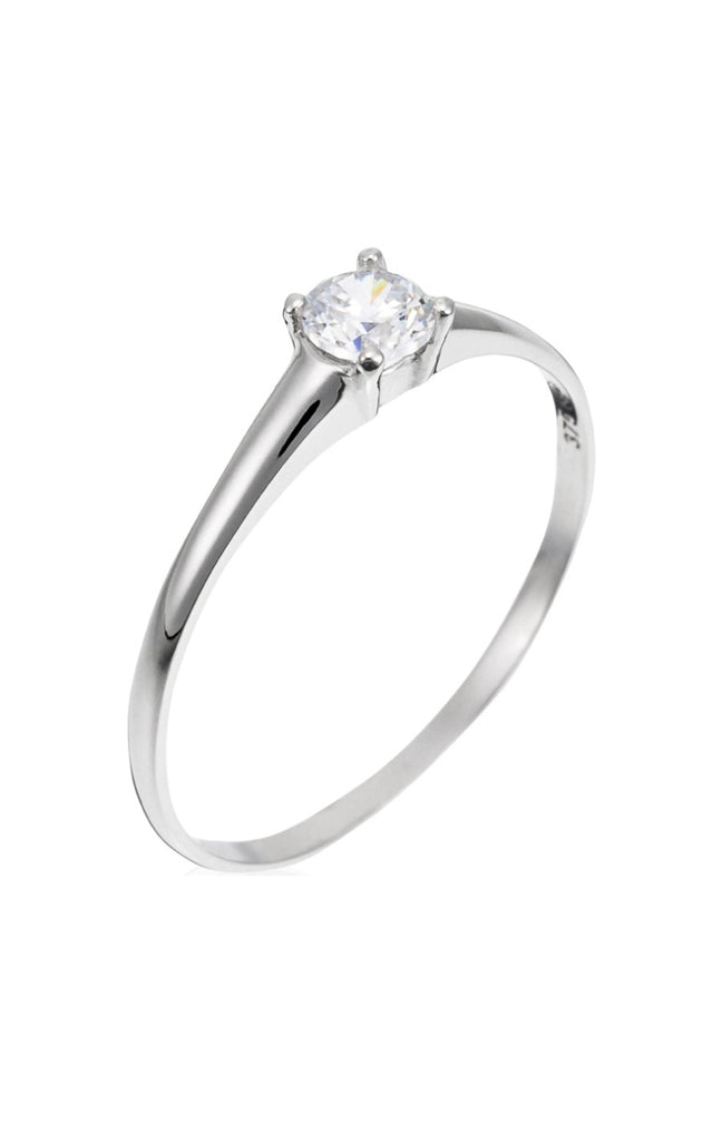 Bague Excellence - Or blanc 375/1000 & zirconium