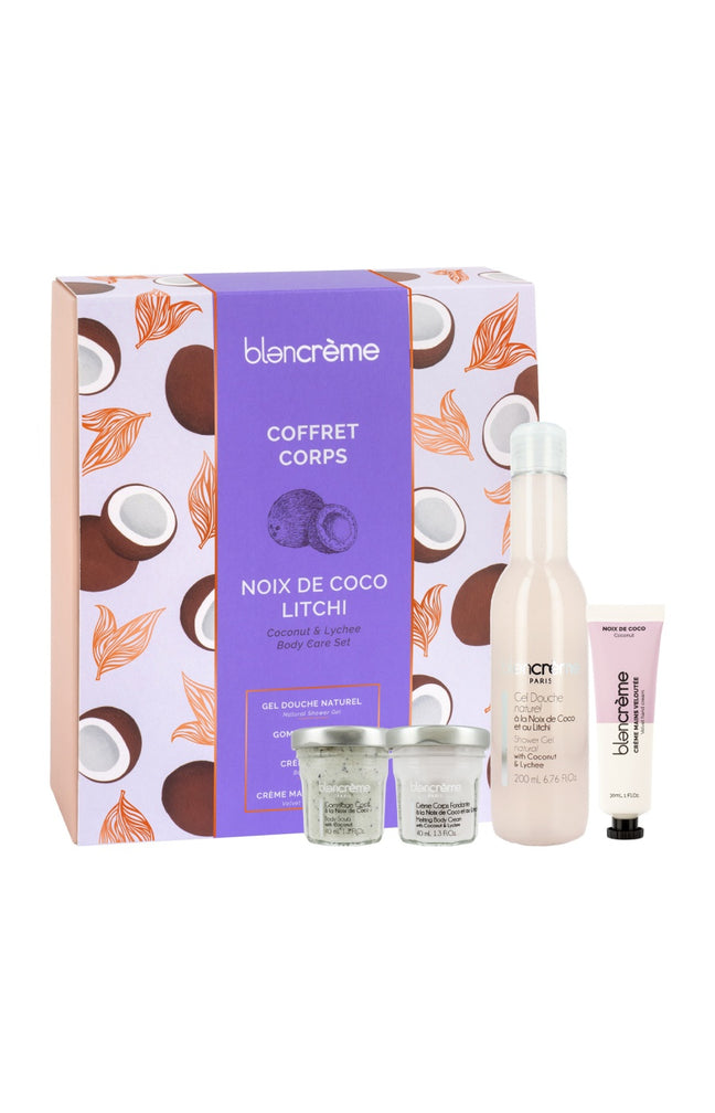 Coffret douceur naturelle - Coco & litchi - Corps - 4 produits