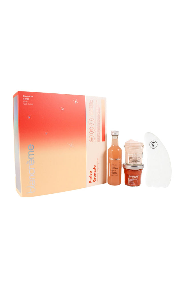 Coffret soins parfumés - Fraise & grenade - Corps - 4 produits