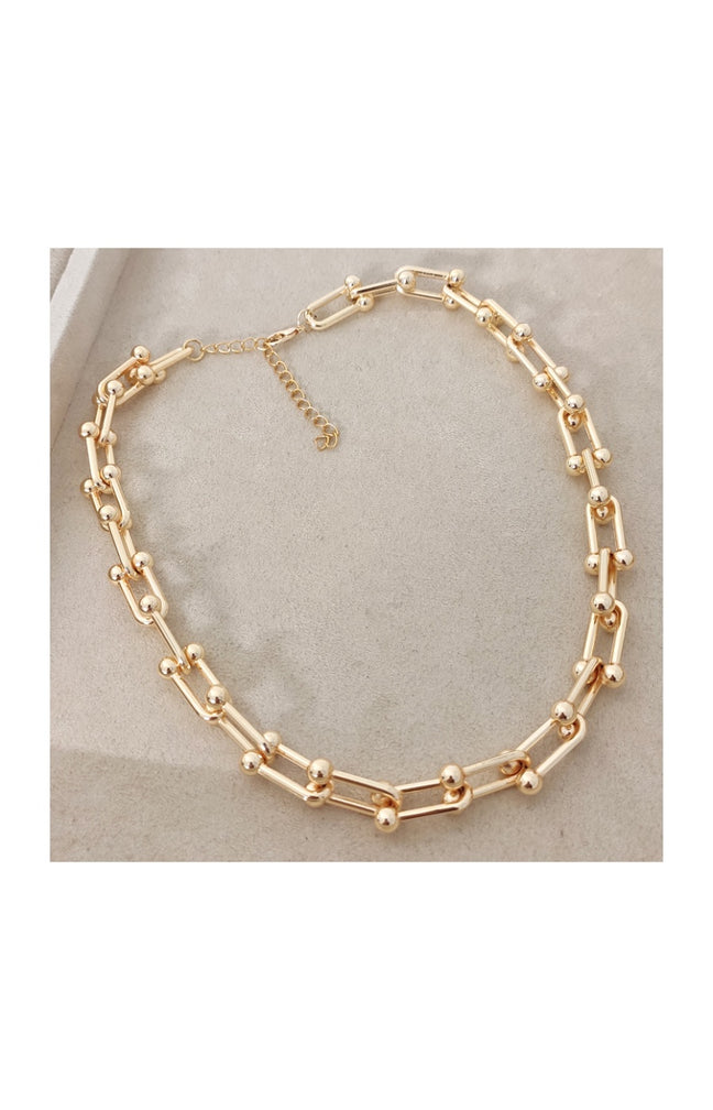 Collier chaîne - Laiton plaqué or