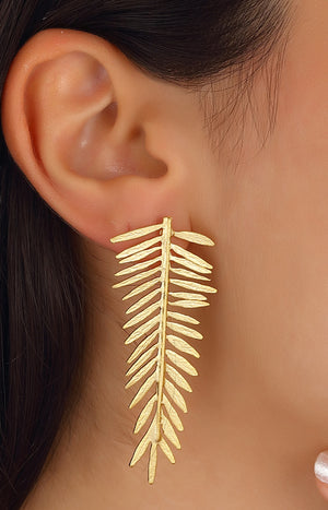 Boucles d'oreilles - Laiton plaqué or