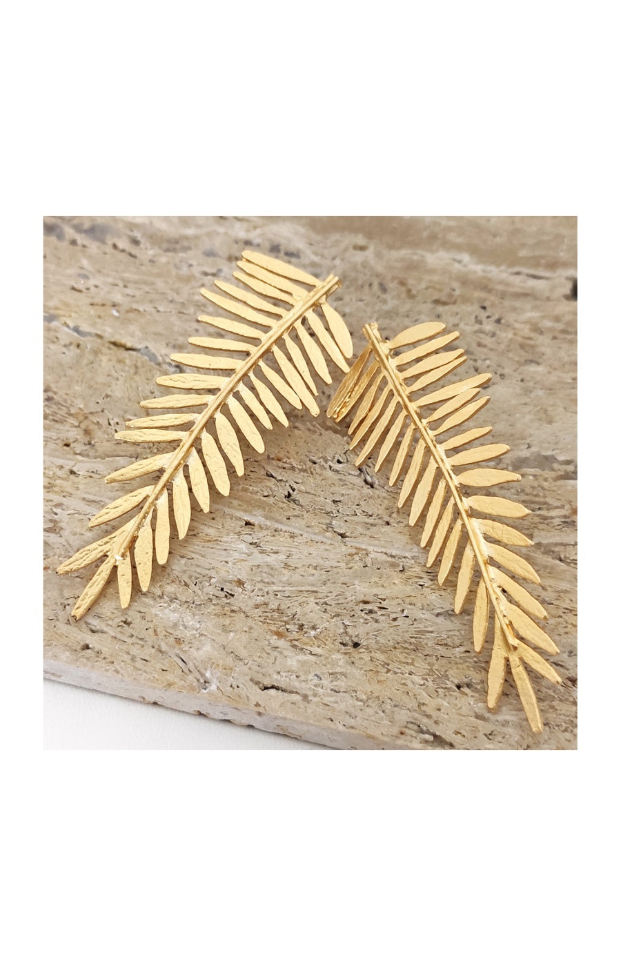 Boucles d'oreilles - Laiton plaqué or