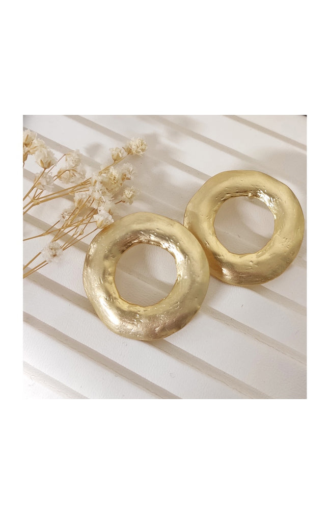 Boucles d'oreilles - Laiton plaqué or