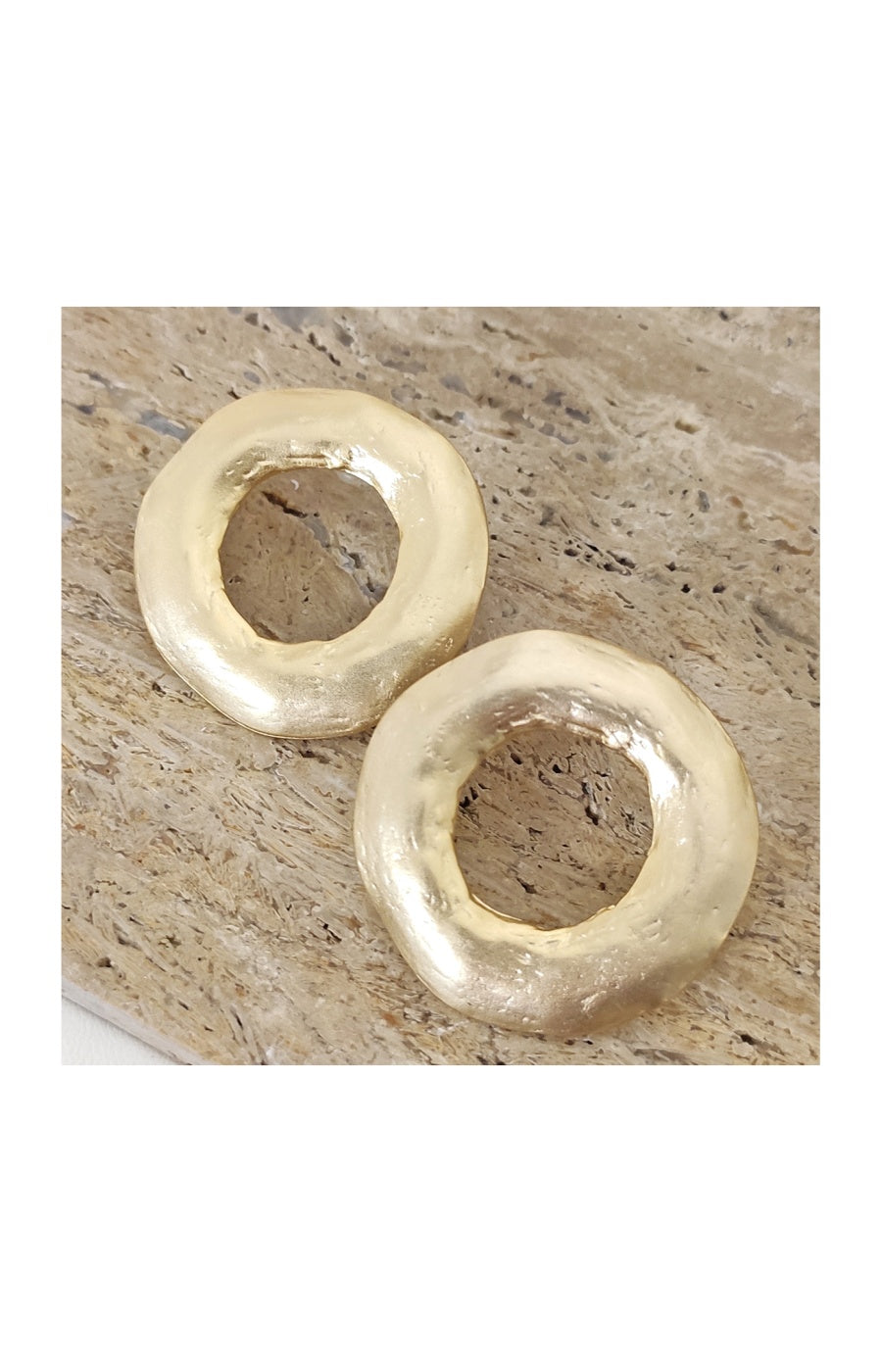 Boucles d'oreilles - Laiton plaqué or