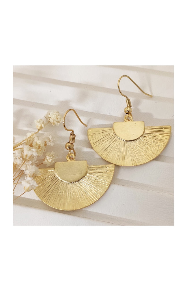 Boucles d'oreilles - Laiton plaqué or