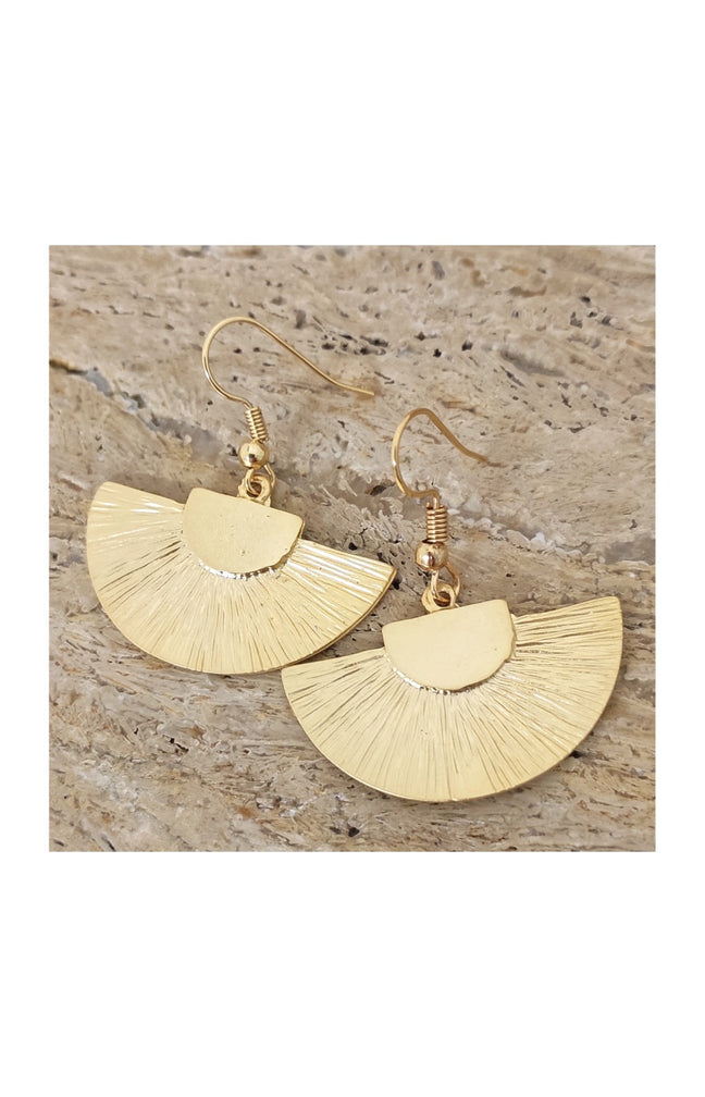 Boucles d'oreilles - Laiton plaqué or