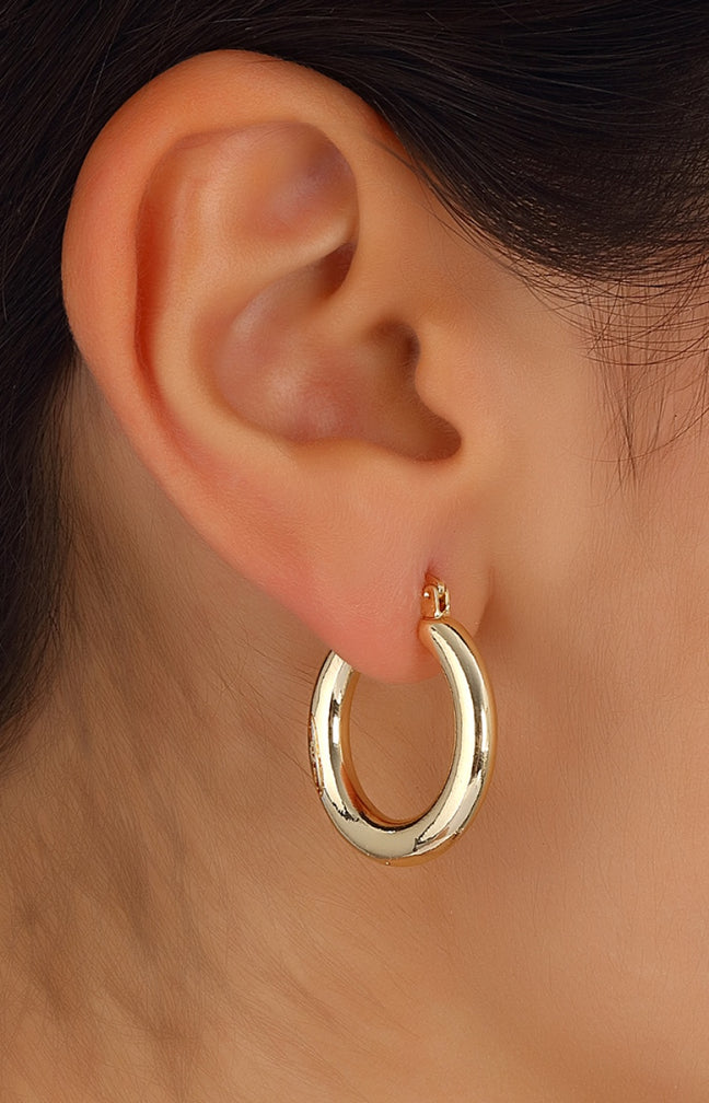 Boucles d'oreilles - Laiton plaqué or
