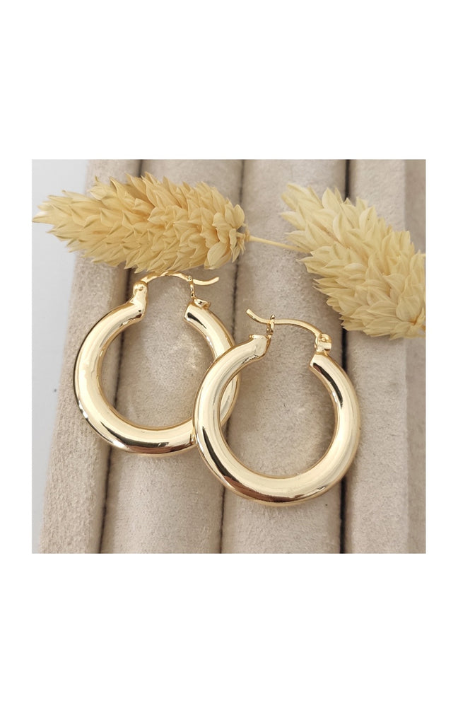 Boucles d'oreilles - Laiton plaqué or