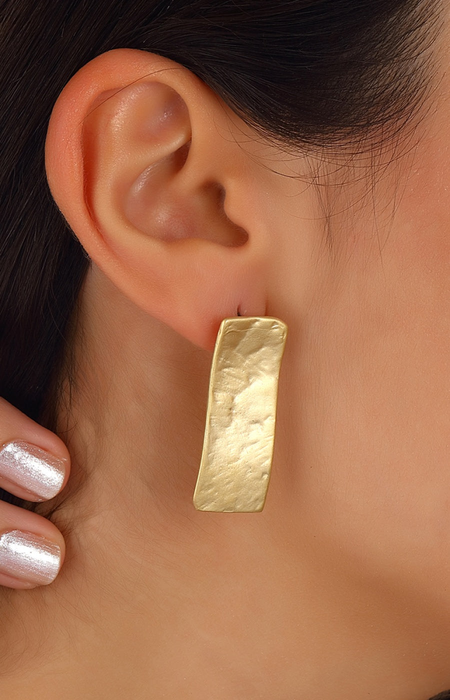 Boucles d'oreilles - Laiton plaqué or