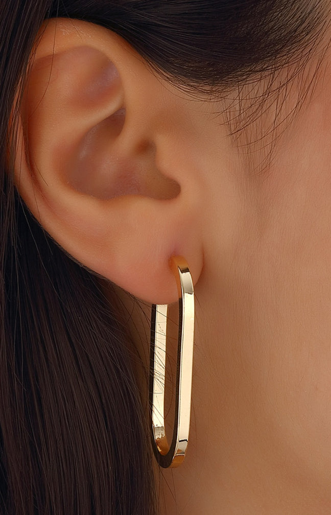 Boucles d'oreilles - Laiton plaqué or